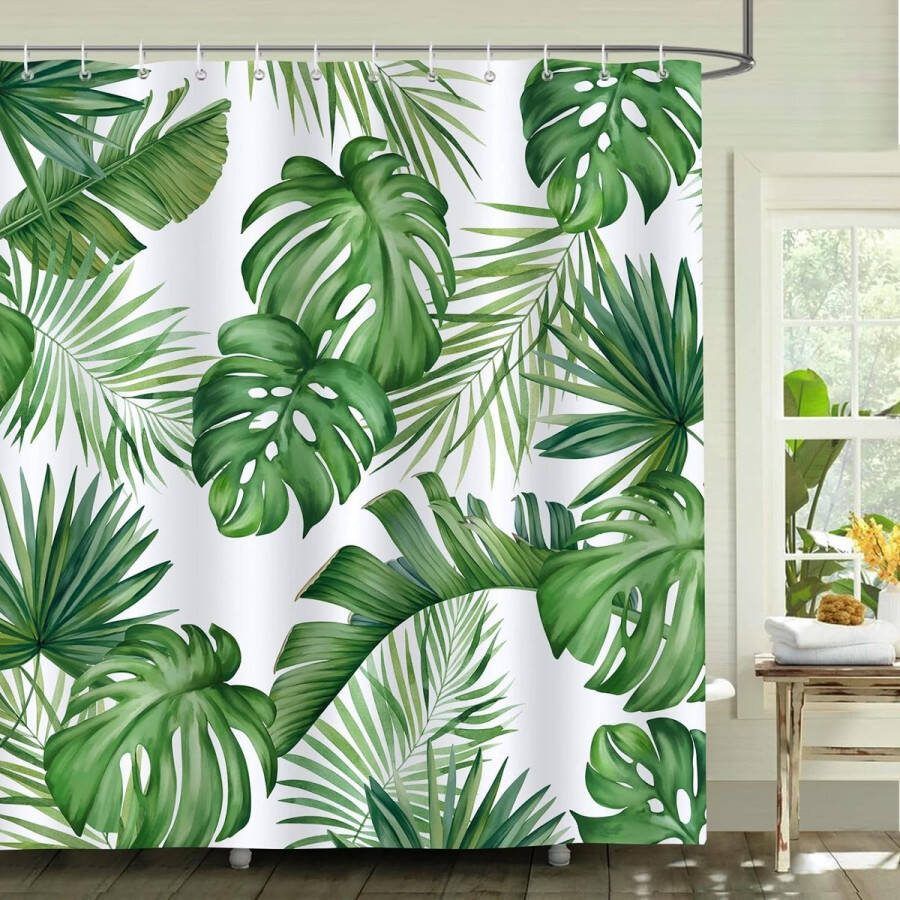 Badkamer gordijnen 180x180cm