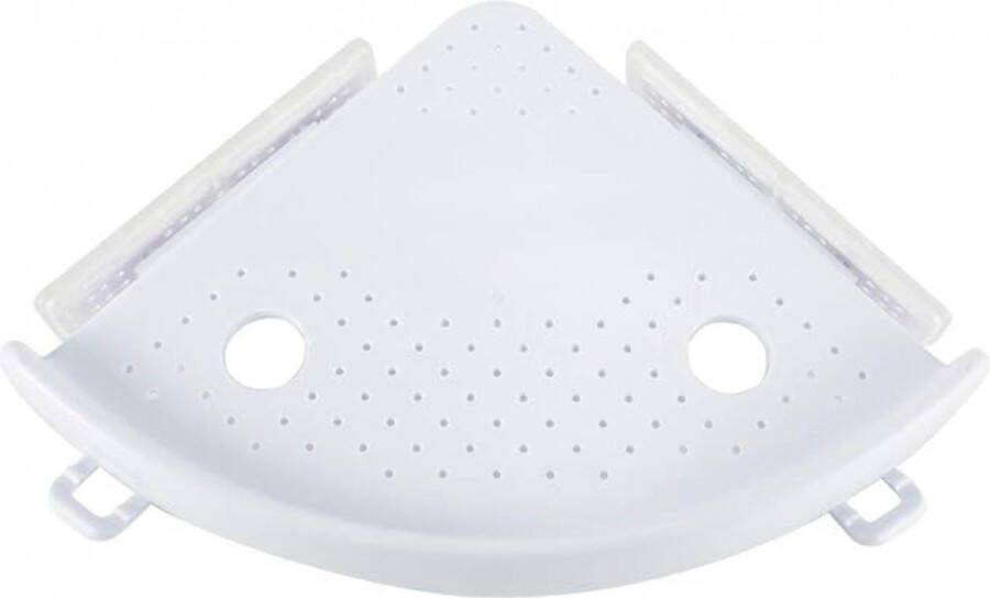Badkamer Hoekplank Douche Caddy Zuignap Badopslag Hoek Muurbevestiging Shampoo Douche Keuken Opbergrek Organizer