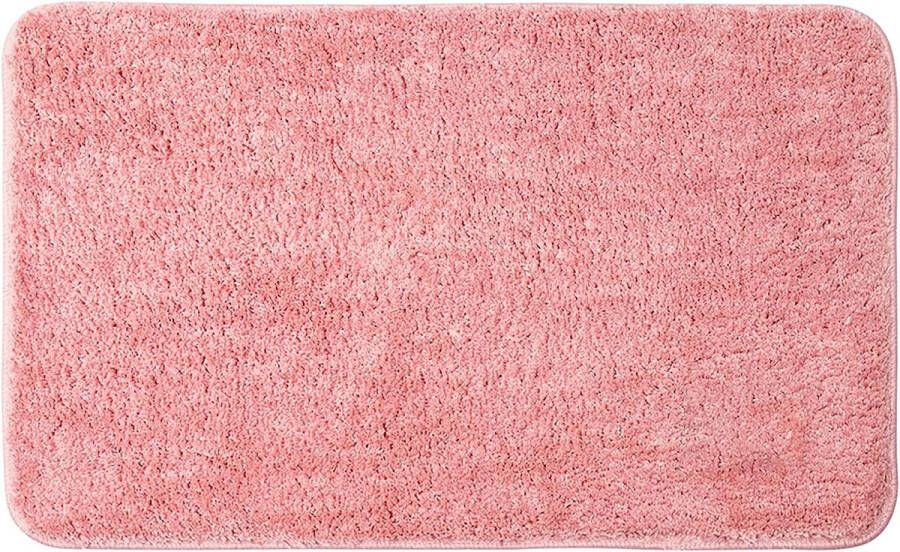 Badmatten antislip badkamermatten douchemat absorberend badkamertapijt klein tapijt deurmat binnen keuken tapijten tapijt mat voor badkamer slaapkamer keuken ingang 40x60 cm roze