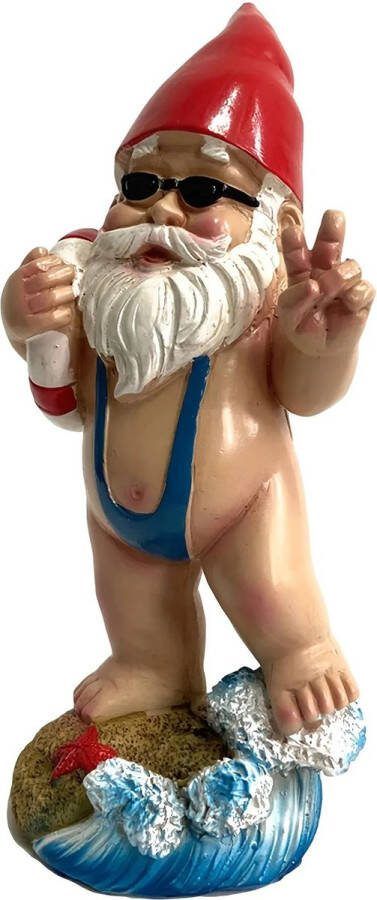 Badmeester tuinkabouter Tuin beeld Resin Grappig Dwerg Indoor en Outdoor Zwemband