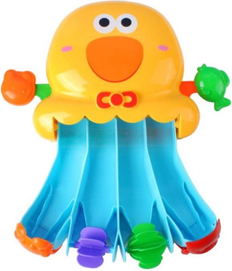 Badspeelgoed baby en peuter inktvis met waterglijbaan