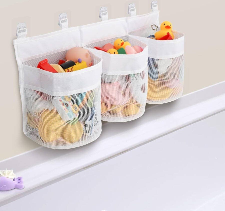 Badspeelgoed opbergtas badspeelgoed hangende organizer net badspeelgoed mesh tas opslag en sorteren van speelgoed ideaal voor badkamerorganizer