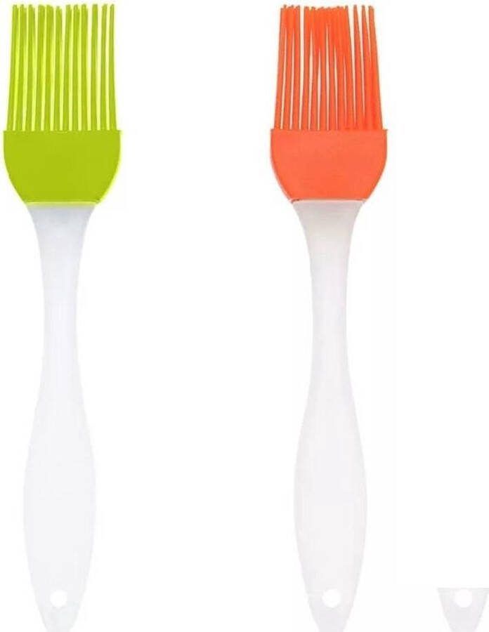 Bakkwast Bakborstel Groen Oranje Blauw Groen Geel Roze| Anti Aanbak