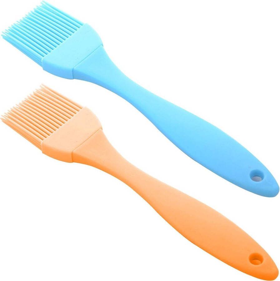 Merkloos Sans marque Bakkwast siliconen | Kleur: oranje