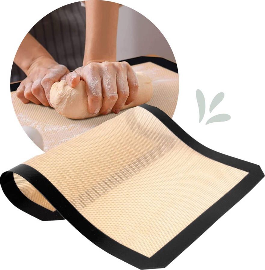Beter Select Online Bakmat Siliconen 40x30 Hittebestendig + Ovenbestendig Ovenmat Anti Kleef Laag Herbruikbaar Rechthoekig