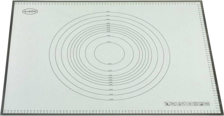 Bakmat Siliconen Grijs 68 mm X 53 mm X mm Keukenhulpmiddel Antiaanbaklaag