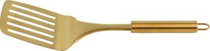 Merkloos Sans marque Bakspatels bakspanen goudkleurig 32 cm RVS keukengerei Koken Bakken Spatels
