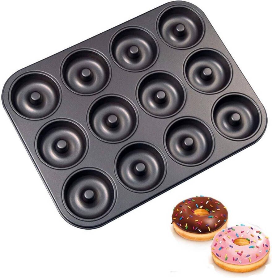 Bakvorm 12 verdiepingen donutvorm bakplaat met antiaanbaklaag