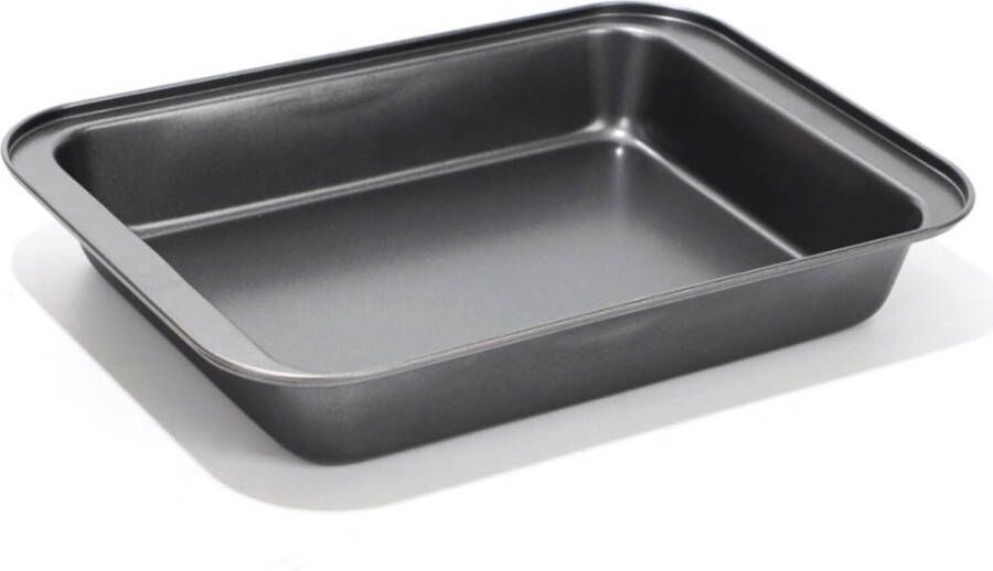 Bakvorm met antiaanbaklaag rechthoekig 32 x 22 x 5 cm bakplaat kleine rechthoekige bakplaat ovenschaal bakplaat anti-aanbak voor bakken en grillen