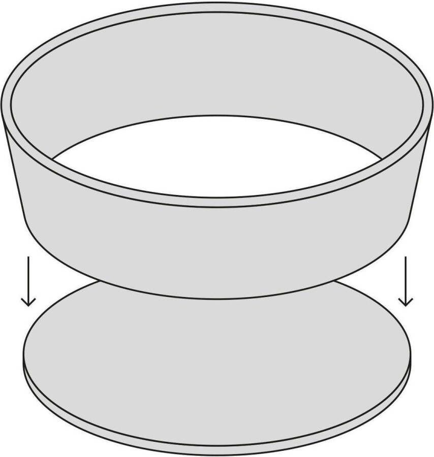 Bakvorm Springvorm Cakevorm Rond Antiaanbaklaag 205 Centimeter Zilver Springvorm