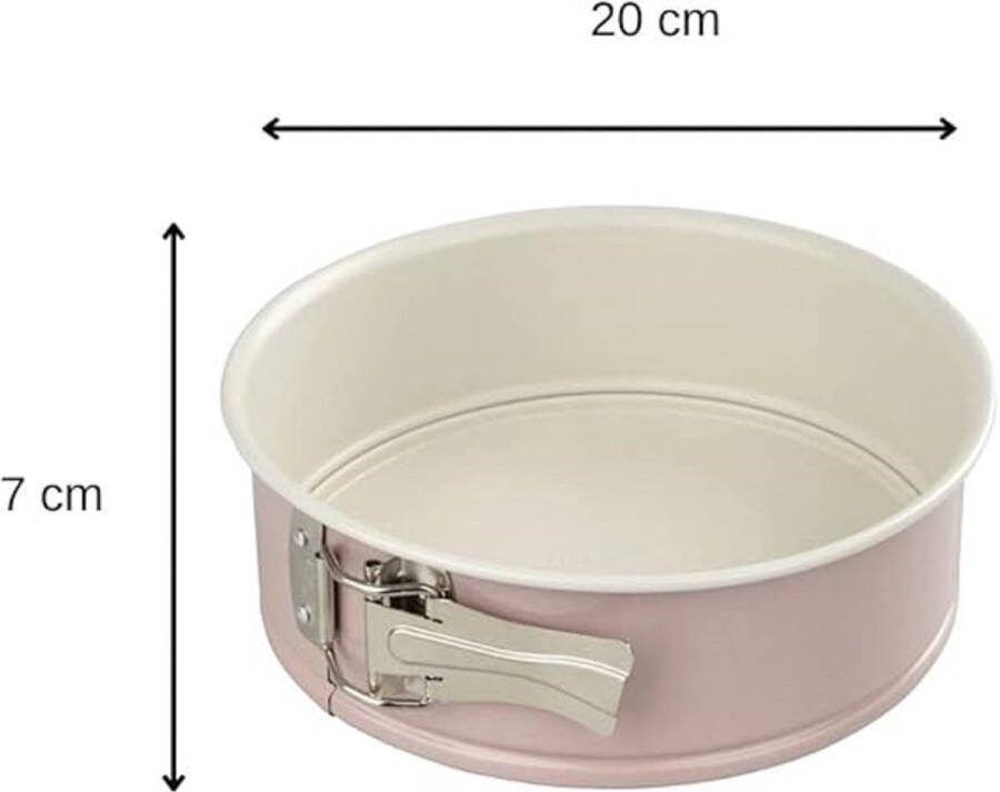 Bakvorm Taartvorm Anti-aanbaklaag en Zeer Duurzaam -koekjesvorm 20D x 20W x 7H centimetres