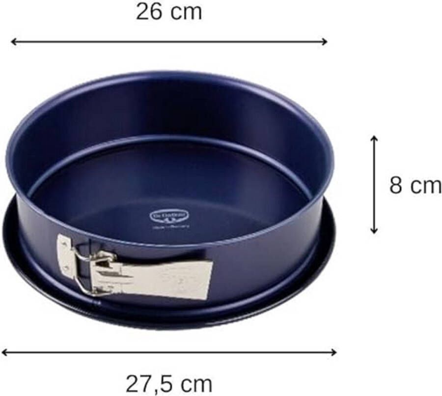 Bakvorm Taartvorm Anti-aanbaklaag en Zeer Duurzaam -koekjesvorm 26D x 26W x 7H centimetres