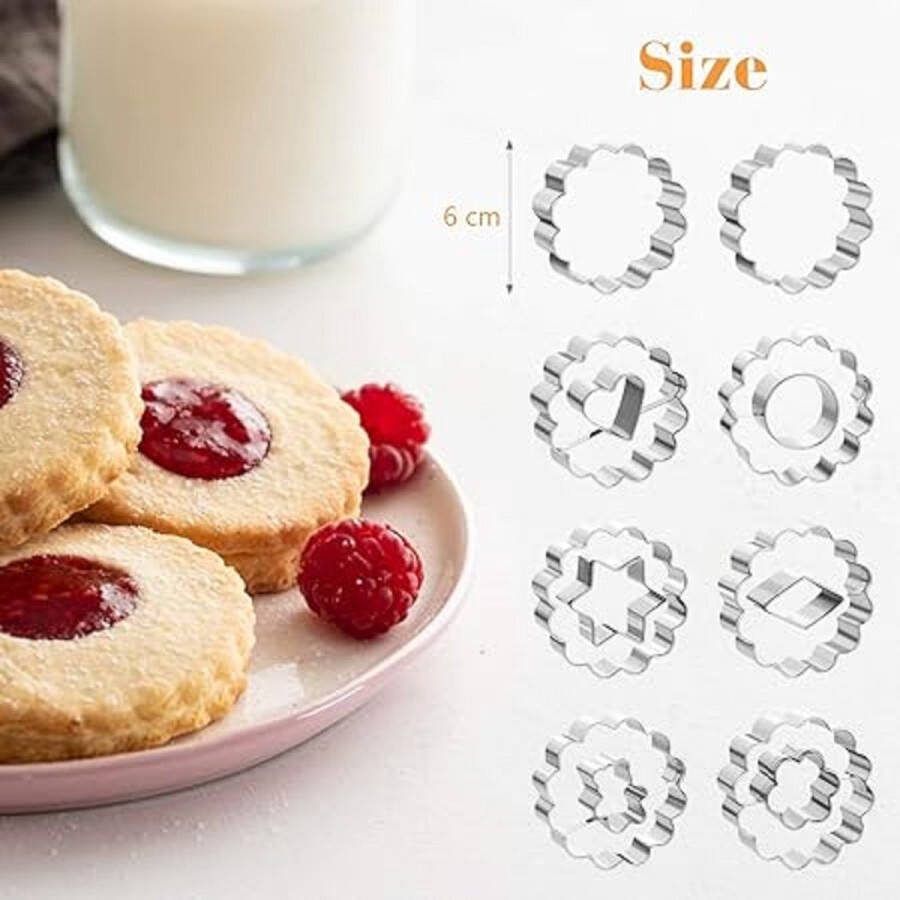 Bakvorm Taartvorm Anti-aanbaklaag en Zeer Duurzaam -koekjesvorm 8