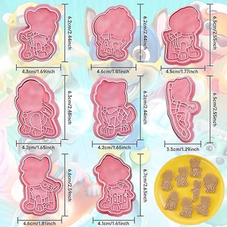 Bakvorm Taartvorm Anti-aanbaklaag en Zeer Duurzaam -koekjesvorm 8