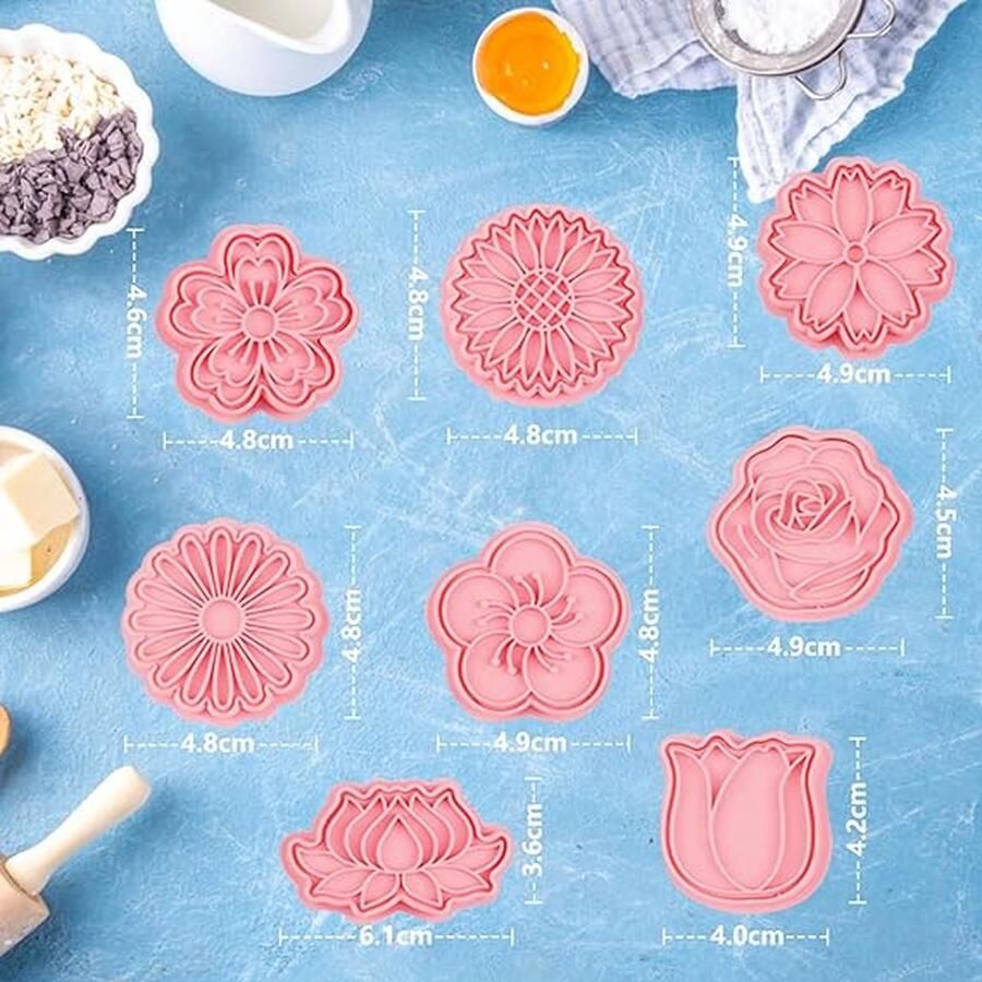 Bakvorm Taartvorm Anti-aanbaklaag en Zeer Duurzaam -koekjesvorm 8