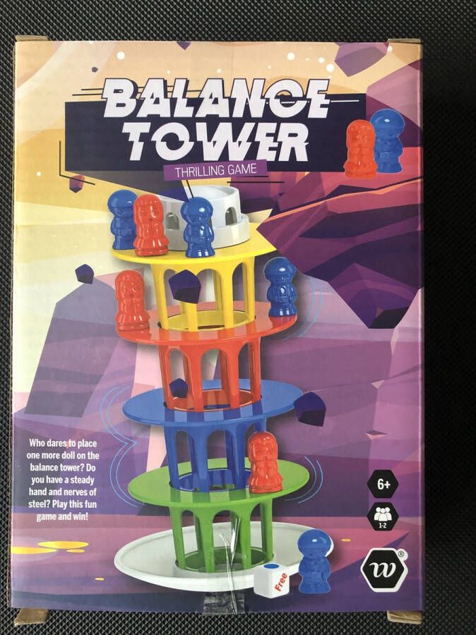 Balans toren Balance tower Het leukste behendigheidsspel