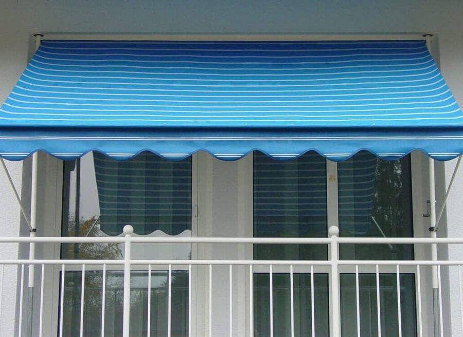Balkon zonnescherm zonder boren Klemluifel exclusief 300 cm Montagevrij Geen boren nodig Balkon zonnescherm zonder boren