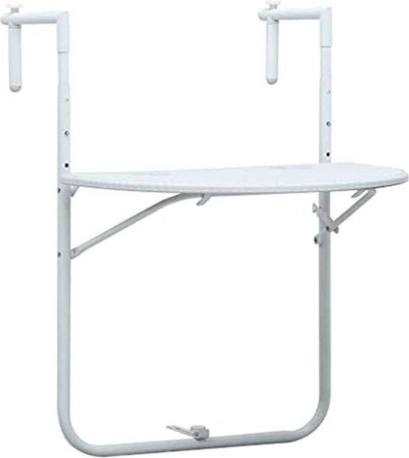 Balkontafel Hangend Balkonbar Balkontafel Inklapbaar Hangtafel Balkon Wit