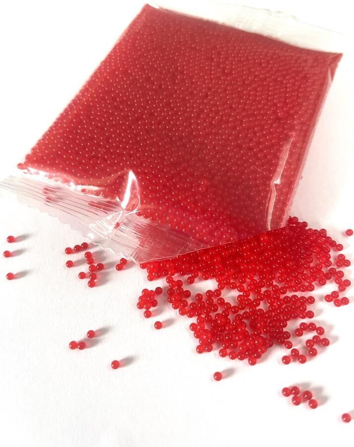Balletjes 10.000 stuks 7-8mm Rood Orbeez Waterabsorberende balletjes Waterballetjes Gelballetjes Transparant Waterparels Waterbeads