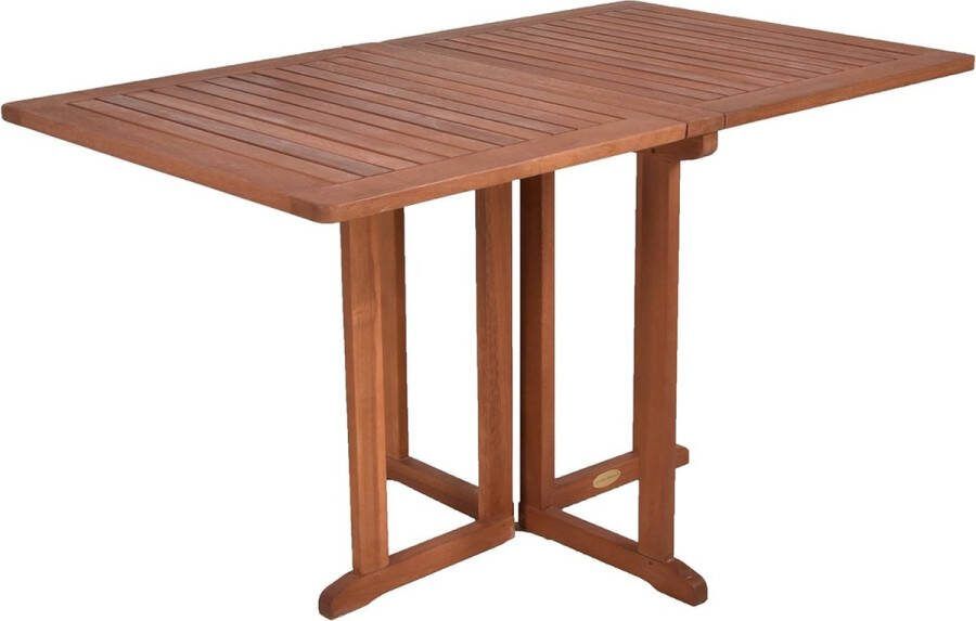 Baltimore Balkontafel van eucalyptushout inklapbaar rechthoekig 120 x 70 cm outdoor eettafel van FSC-massief hout geolied tuin terras balkon tafel voor buiten
