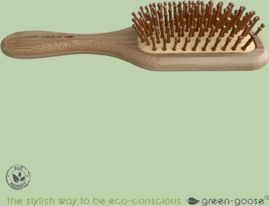 Bamboe haarborstel Hoofdhuid massage borstel