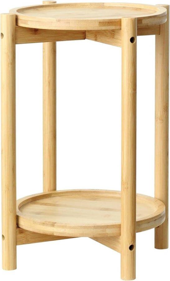 Bamboe Plant Stand 2 Tier Plantenrek