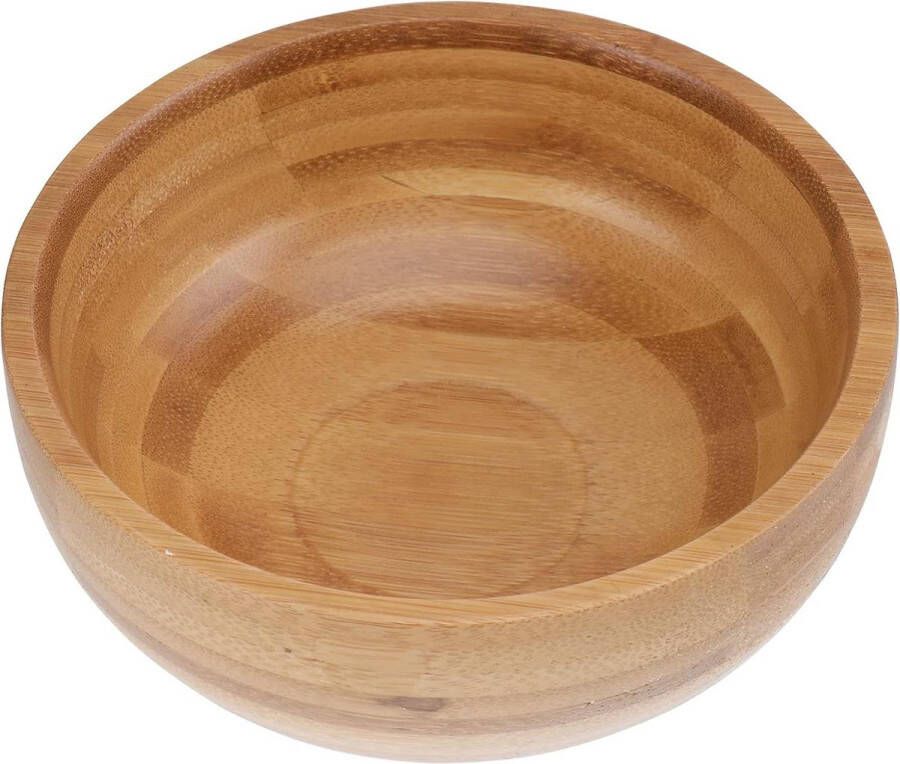 Bamboe saladeschaal stapelbaar Japanse kom voor soepen en salades 14 cm Bamboo bowl