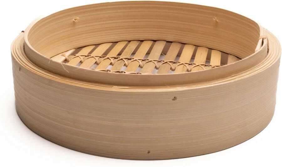 Bamboe stoommandje 25cm