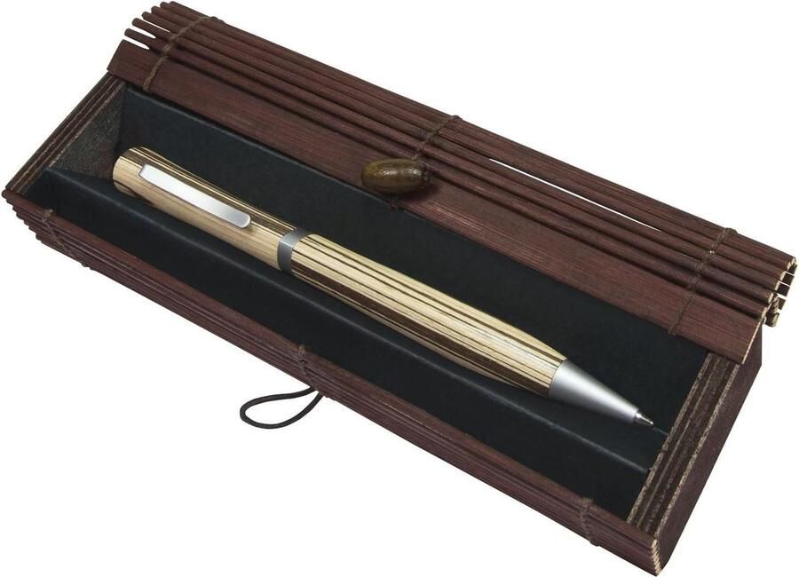 Bamboo Pen Box Balpen Newood luxe potlood met duurzaam bamboe design
