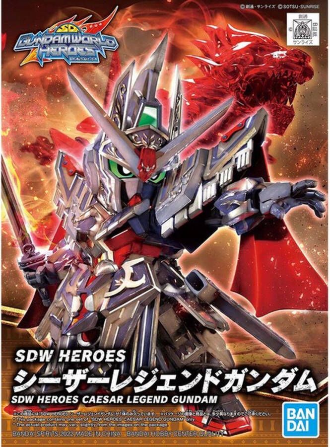 Bandai SDW Heroes BB Senshi No.19 Caesar Legend Gundam Plastic Model