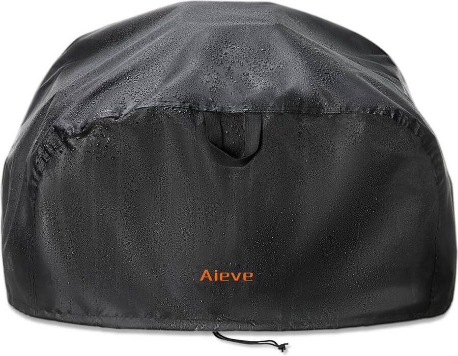 Barbecue-afdekking afdekhoes compatibel met Ninja Woodfire elektrische buiten grill OG701EU-serie barbecuehoes barbecue weerbestendig scheurvast windbestendig grillkap