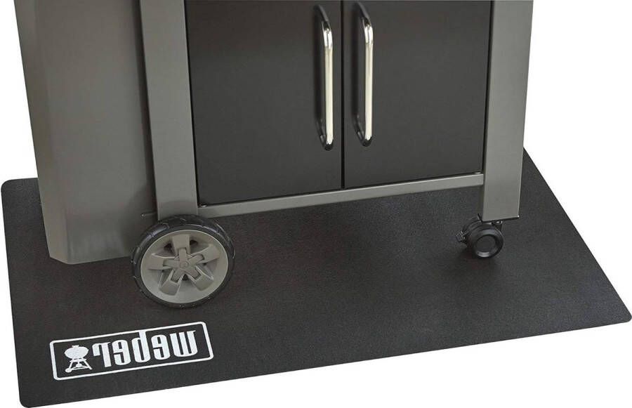 Barbecue Floor Mat Rubber Floor Mat for Barbecue Suitable For All Barbecues Black (17897) bbq accessoires