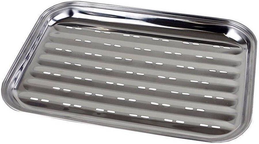 Barbecue Grillrooster BBQ Tray Grillplaat Voor Vlees Vis en Groenten RVS