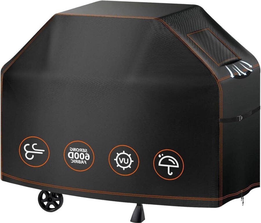 Barbecuehoes 600D Oxford-stof voor gasgrill waterdicht en UV-bestendig afdekking voor grill 135 x 61 x 110 cm