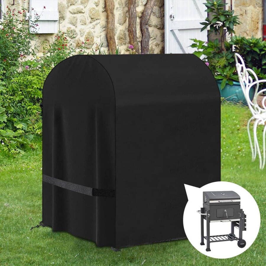 Barbecuehoes gasgrill beschermhoes waterdicht Oxford-weefsel BBQ-kap stofdicht grillbescherming voor Brinkmann Char Broil en Holland (77 x 70 x 110 cm)