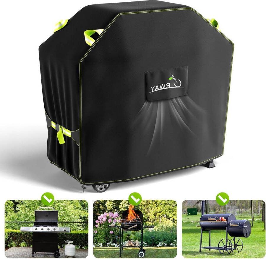 Barbecuehoes weerbestendig 147 x 61 x 122 cm Duurzame bescherming voor barbecue