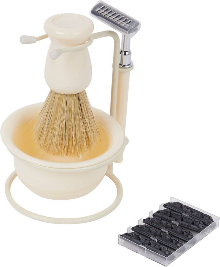 Barber Set Scheerkom Shaving bowl Opschuimbakje Barber Scheermes Scheermok