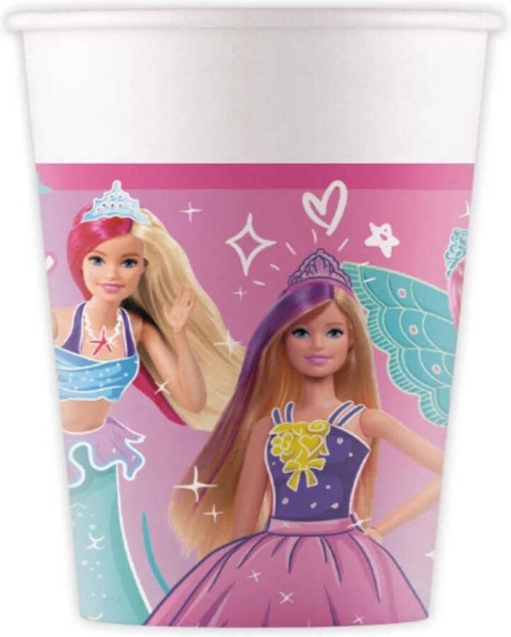 Barbie fantasie papieren beker