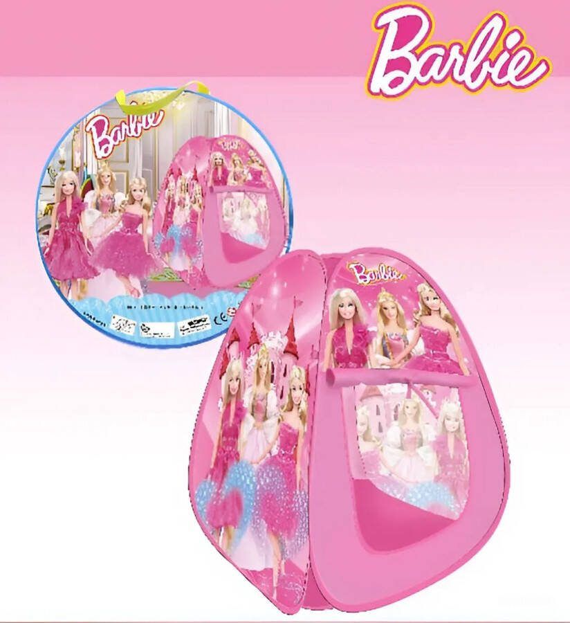 Barbie speeltent pop-up Speeltent meisjes Prinsessen Voor binnen en buiten 90 x 90 x 90 cm