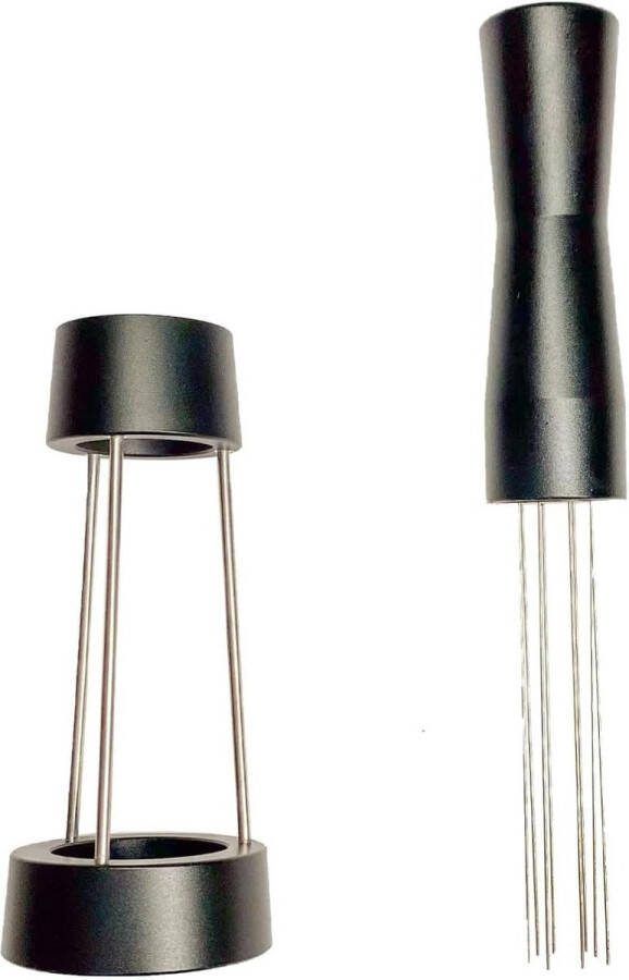 Barista accessoires Koffiemeel verdeling in zeefhouder met standaard koffie-espressomachine Vermijdt channeling