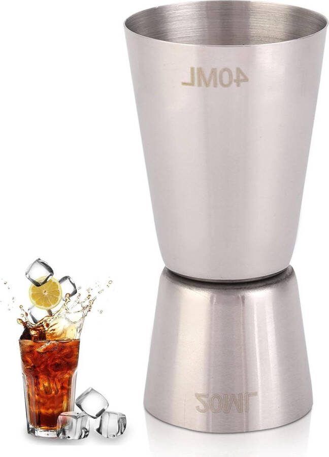 Barmaatje Cocktail Jigger Stainless Steel Alcohol Drink Measuring 2.5cl Barmaatje