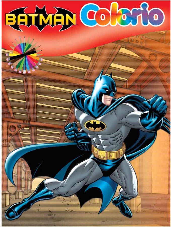 Batman Kleurboek +- 32 Kleurplaten Schoencadeau Cadeautip Sint-tip