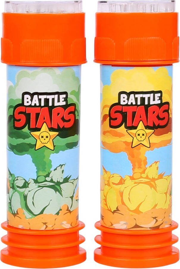 Battle Stars Bellenblaas set met spel 55 ml MY BUBBLE 2 stuks