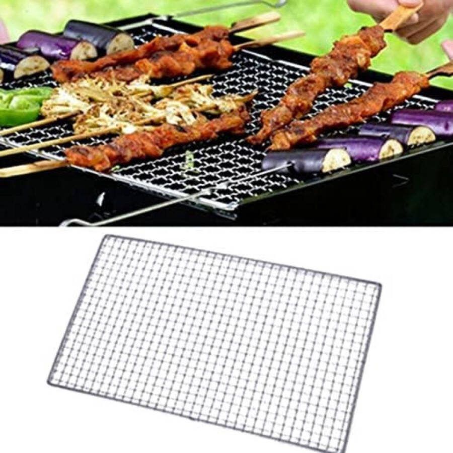Bbq Accesoires Rooster Bbq Rooster Rechthoek Grillrooster 30x45 CM