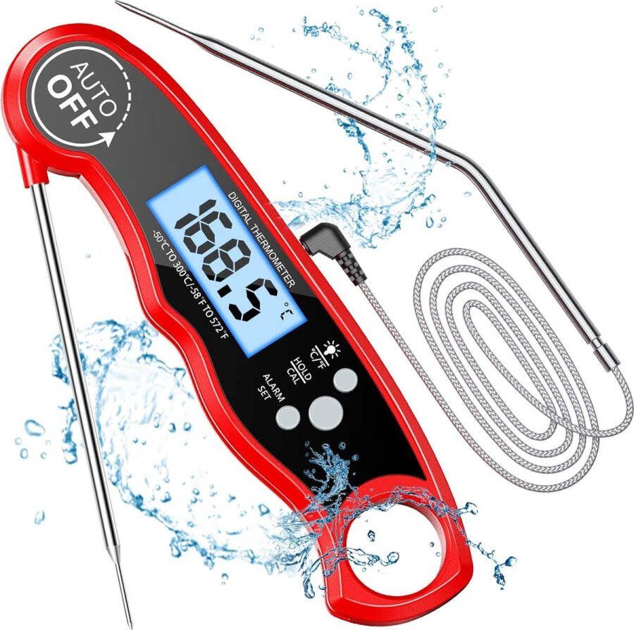 BBQ accesoires thermometer Vleesthermometer Kookthermometer Must have voor elke BBQ!