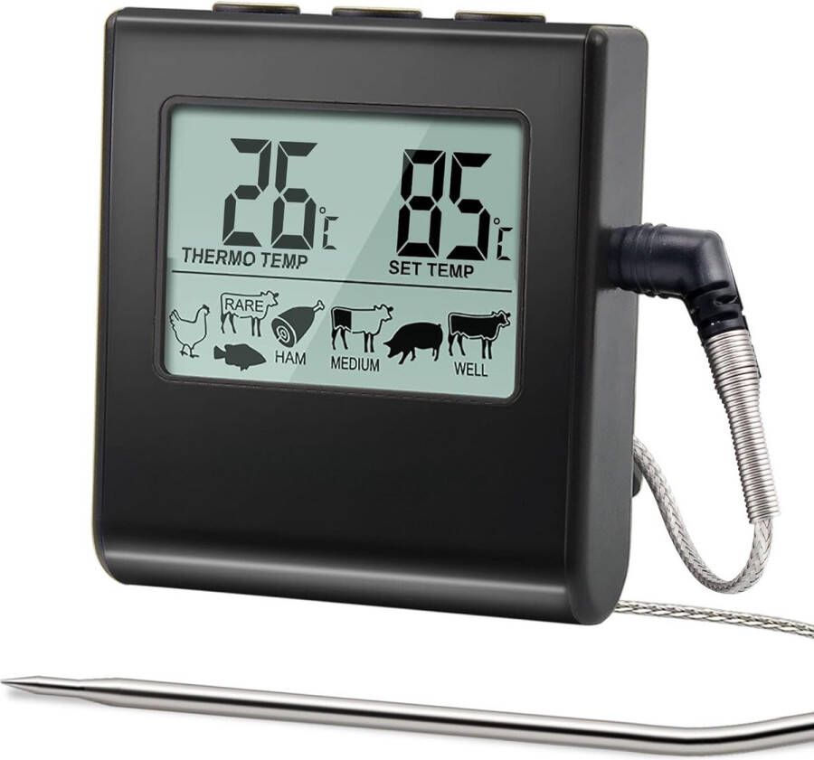BBQ accesoires thermometer Vleesthermometer Kookthermometer Must have voor elke BBQ!