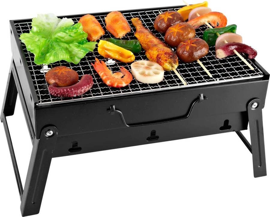 BBQ Gills Houtskoolgrill klapgrill tafelgrill draagbare reisgrill outdoor picknick campinggrill afmetingen 43 5 x 29 5 x 23 cm