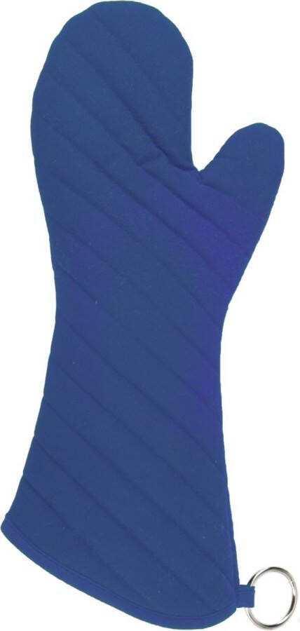 BBQ handschoenen hittebestendig tot ... blauw katoen ovenwanten