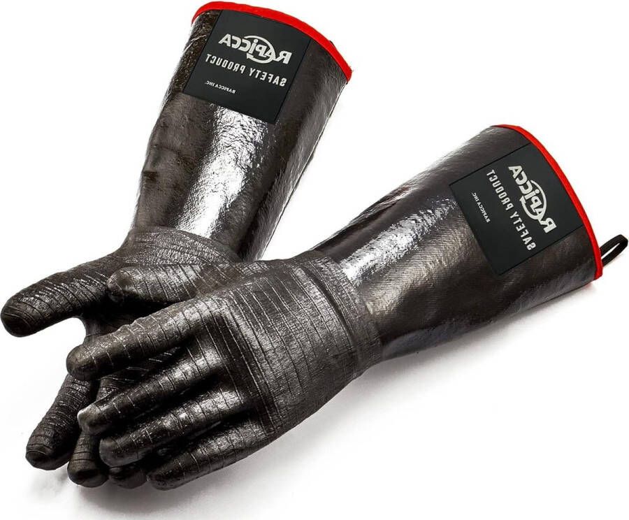 BBQ-Handschoenen Hittebestendig XL Voor Grill Roker Koken Pit Barbecue Waterdicht Oliebestendig Makkelijk Schoon Te Maken 43.2cm bbq accessoires