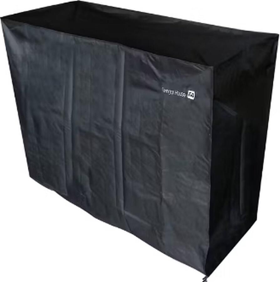 BBQ hoes 160 x 105 x 75 cm Barbecue hoes BBQ Accesoires BBQ beschermhoes waterafstotend Zwart